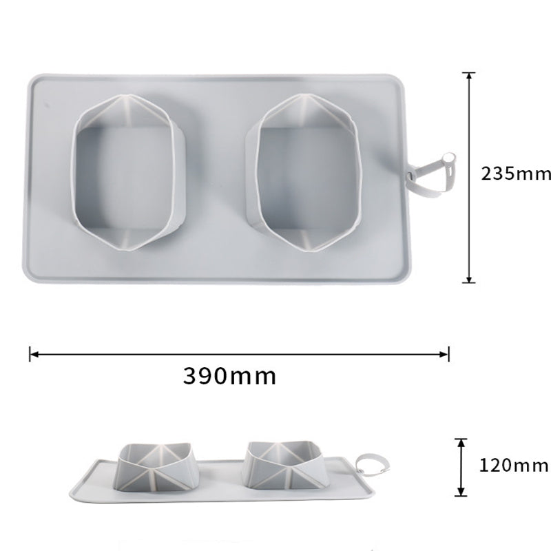 Portable Pet Feeder Silicone Bowls For Dog And Cat Travel Collapsible Dish For Food And Water