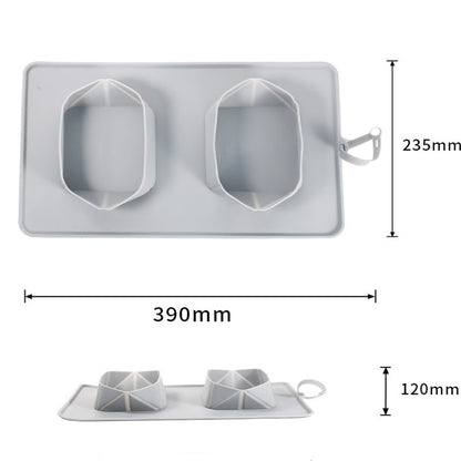 Portable Pet Feeder Silicone Bowls For Dog And Cat Travel Collapsible Dish For Food And Water