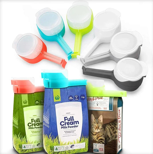 Seal Pour Food Storage Bag Cap Clip