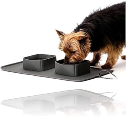 Portable Pet Feeder Silicone Bowls For Dog And Cat Travel Collapsible Dish For Food And Water